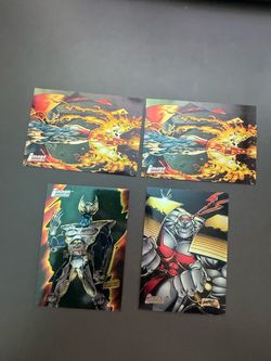 Lot of 4 of the 1995 TOPPS Image Universe