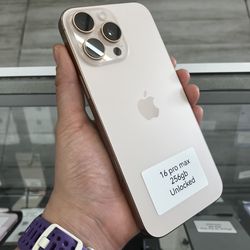 Cheap iPhone 16 pro max unlocked cash or $10 down