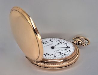 RARE & Highly Desirable E. Howard & Co. Pocket Watch in 14K Gold-Filled Case