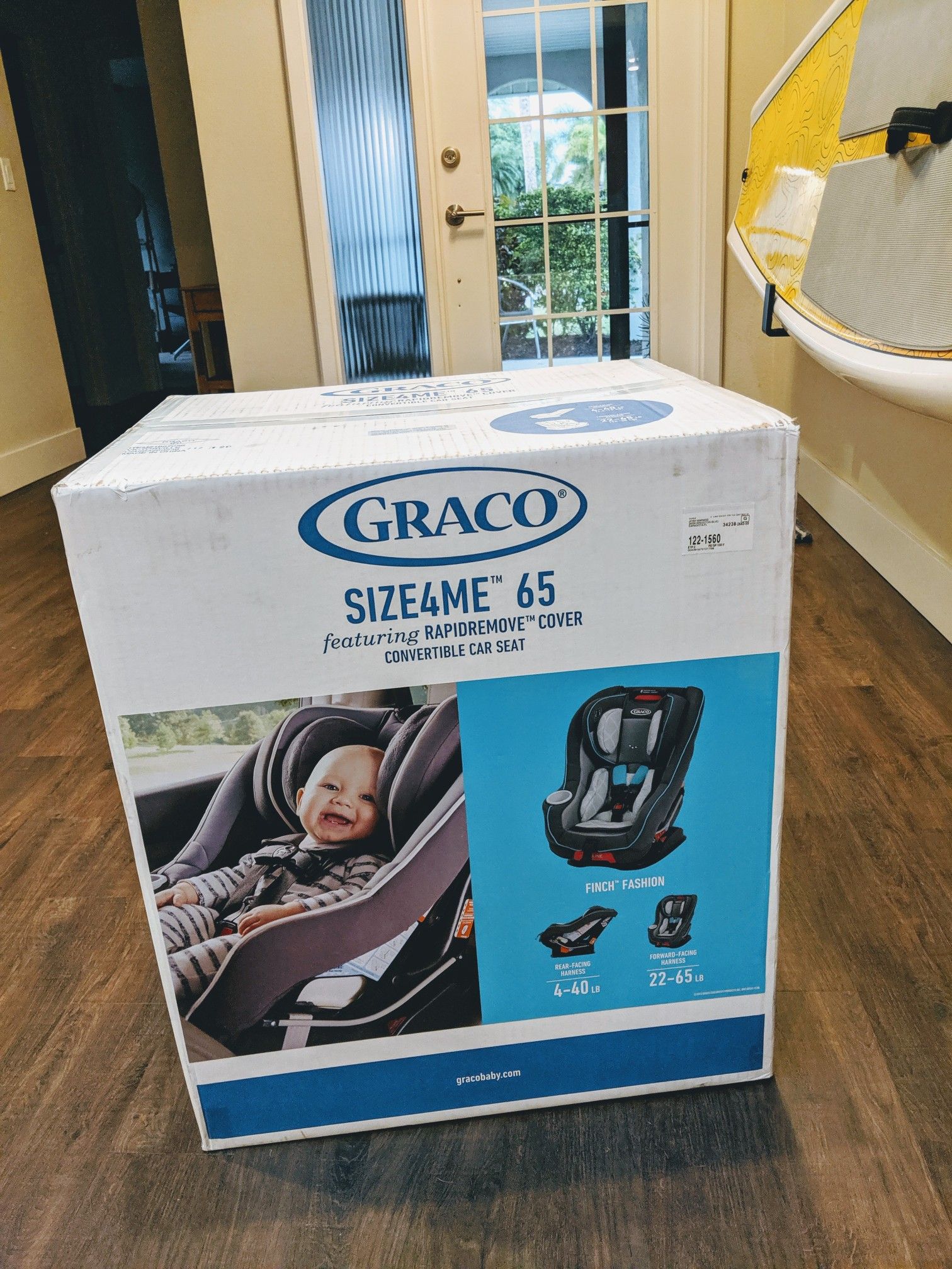 Graci Size4Me 65 Convertible Car Seat, New in Box