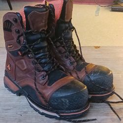Brown ACE Composite Toe Hiking Boots Size 9.5