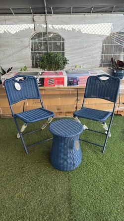 3pc Folding Patio set - threshold