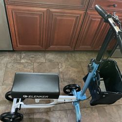 Elenker Steerable Knee Walker Deluxe Scooter 