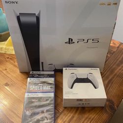 Brand New Console Disc Version 3 Game + 1 Controller Bundle