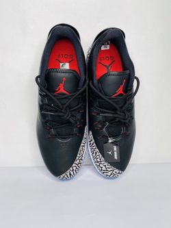 NEW Nike Jordan ADG Golf Shoes Black/White/Cement Grey/Fire  display picture 1