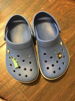 Blue Crocs Size J2
