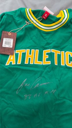 Athletics signed jersey