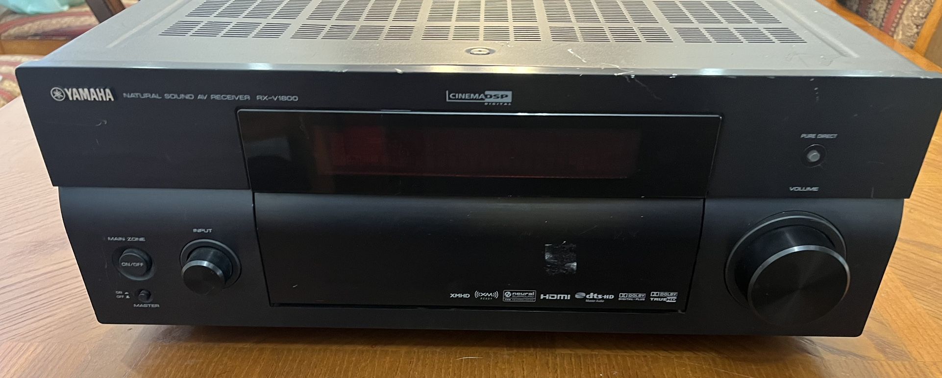 Yamaha RX-V1800 Home Theater AV Receiver