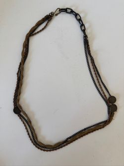 Metal Gold layering necklace