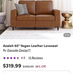 Loveseat 2 Seater Sofa