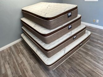 Queen Organic Cloud Edition Europillow Top 12inch Mattress