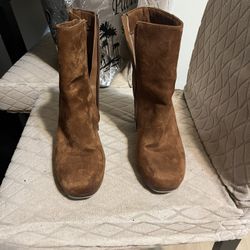 Mari A Suede/faux Boots 
