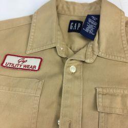 Gap boys khaki shirt Size 4