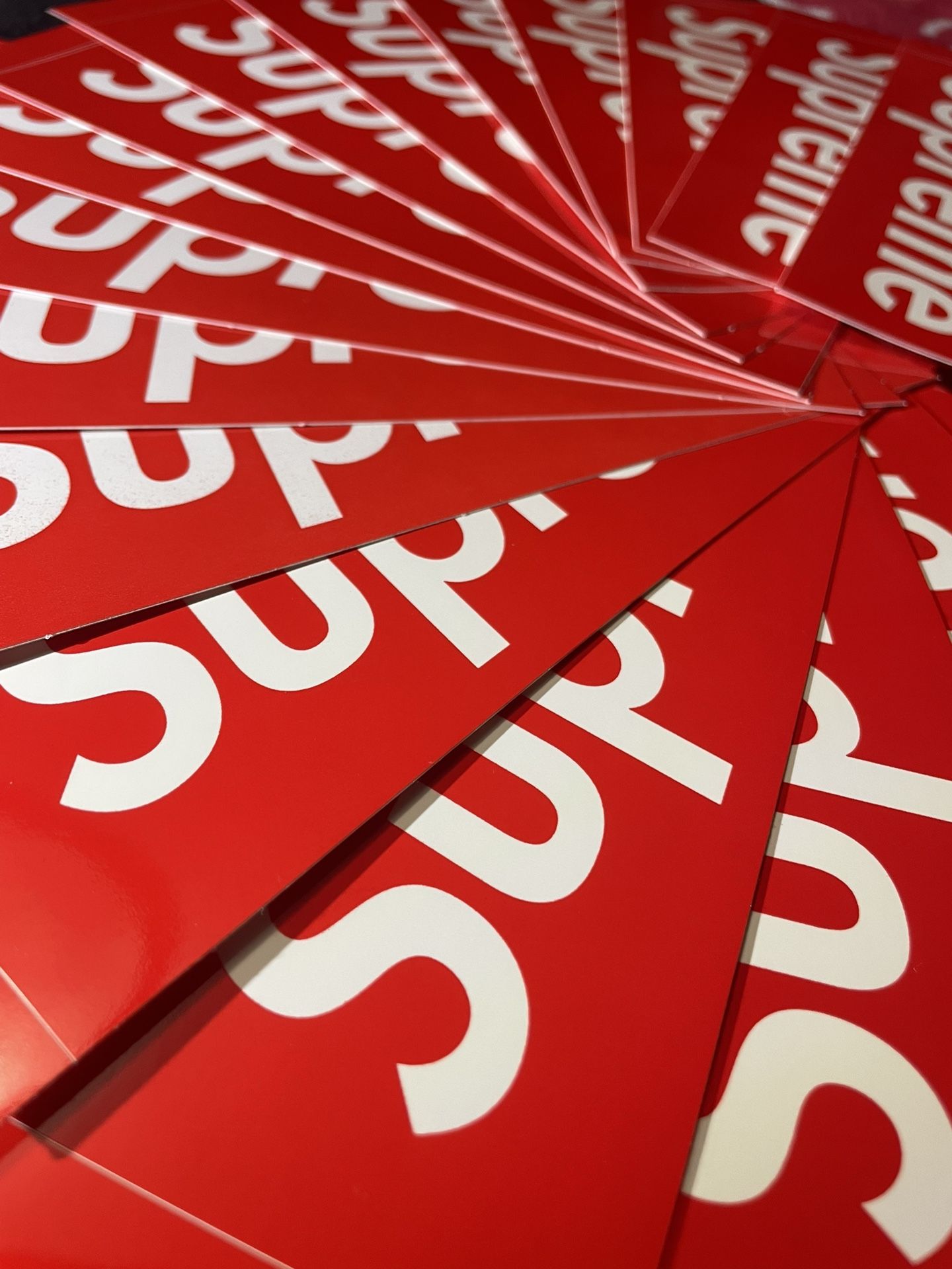 Supreme Red Box Logo *Authentic* Sticker