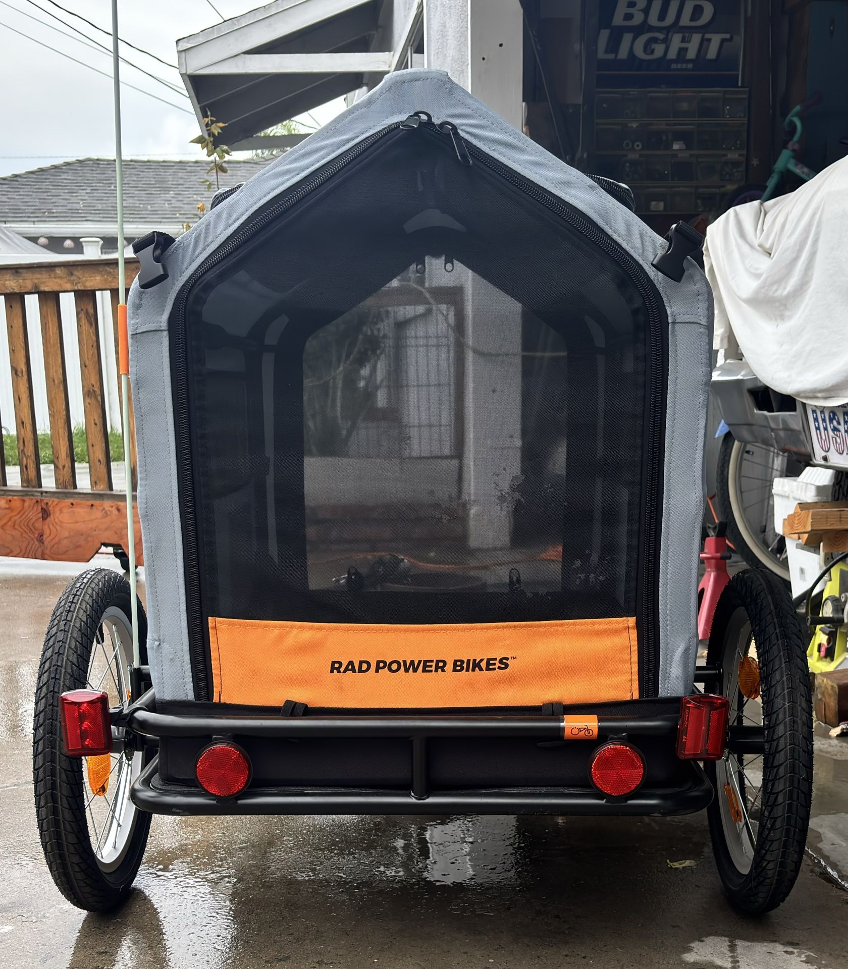 Rad Power Bikes Trailer + Removable Pet Insert – Like New 