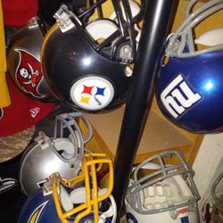 NFL FOOTBALL 🏈 MINI HELMET FOR MAN CAVE! only 40 Each ! Betta Hurry 😜😀
