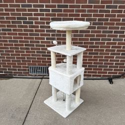 45’’ Cat Tree Tower / White