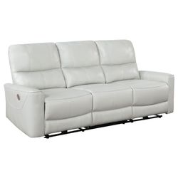 Upholstered Power Reclining Sofa Dove Gray On Sale 
