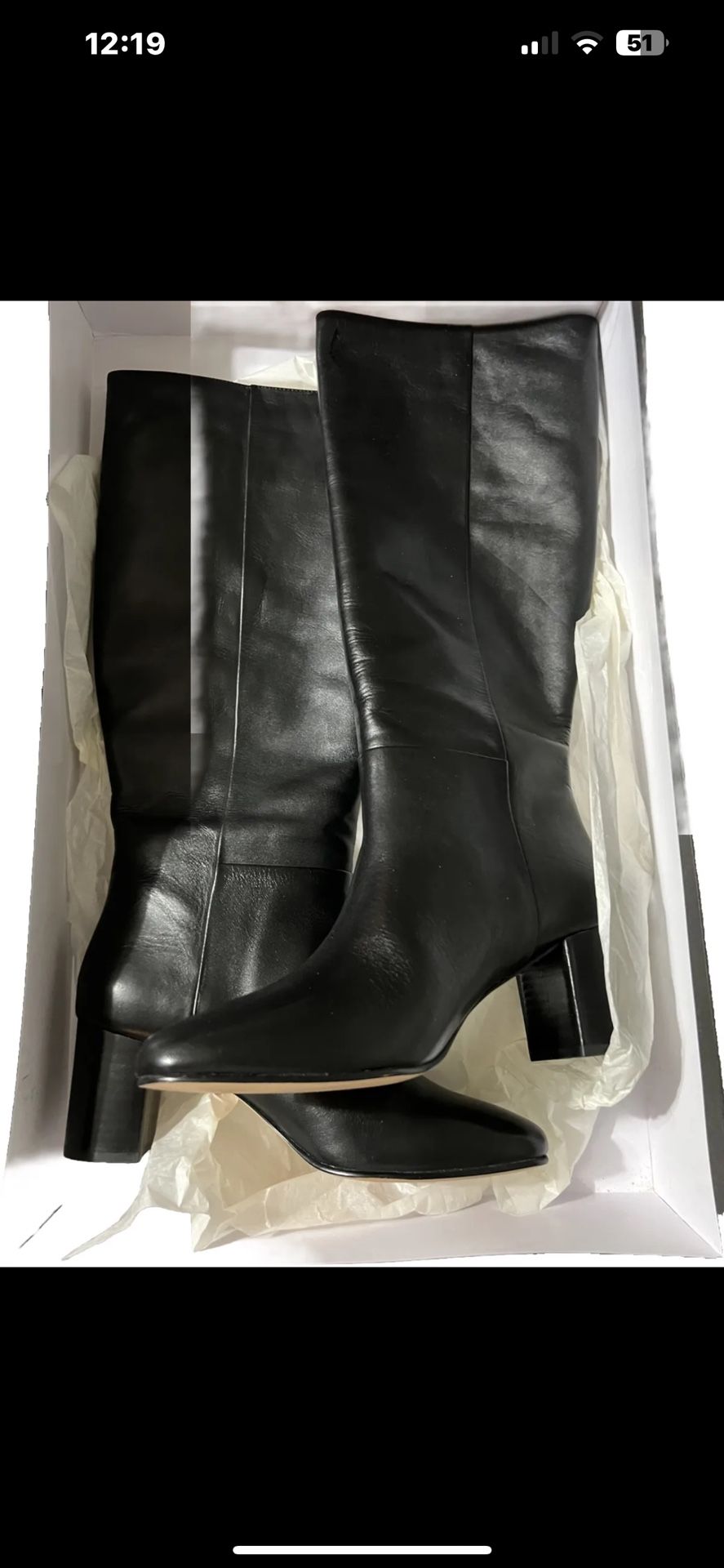 Jcrew Women’s Knee High Leather Boots Size 8