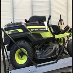 80V HO BRUSHLESS 42"IN LITHIUM ELECTRIC ZERO TURN RIDGID MOWER 
