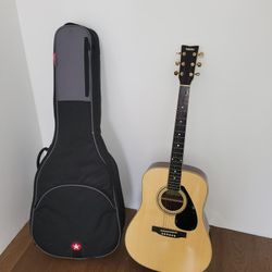 Yamaha FD02 Acoustic Guitar Solid Top With Case