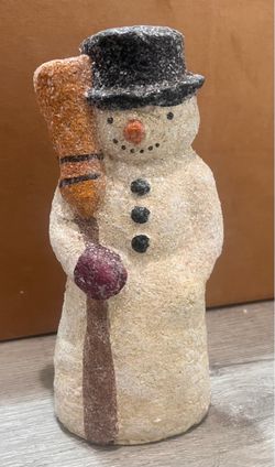 Vintage Style Snowman Holiday Figurine