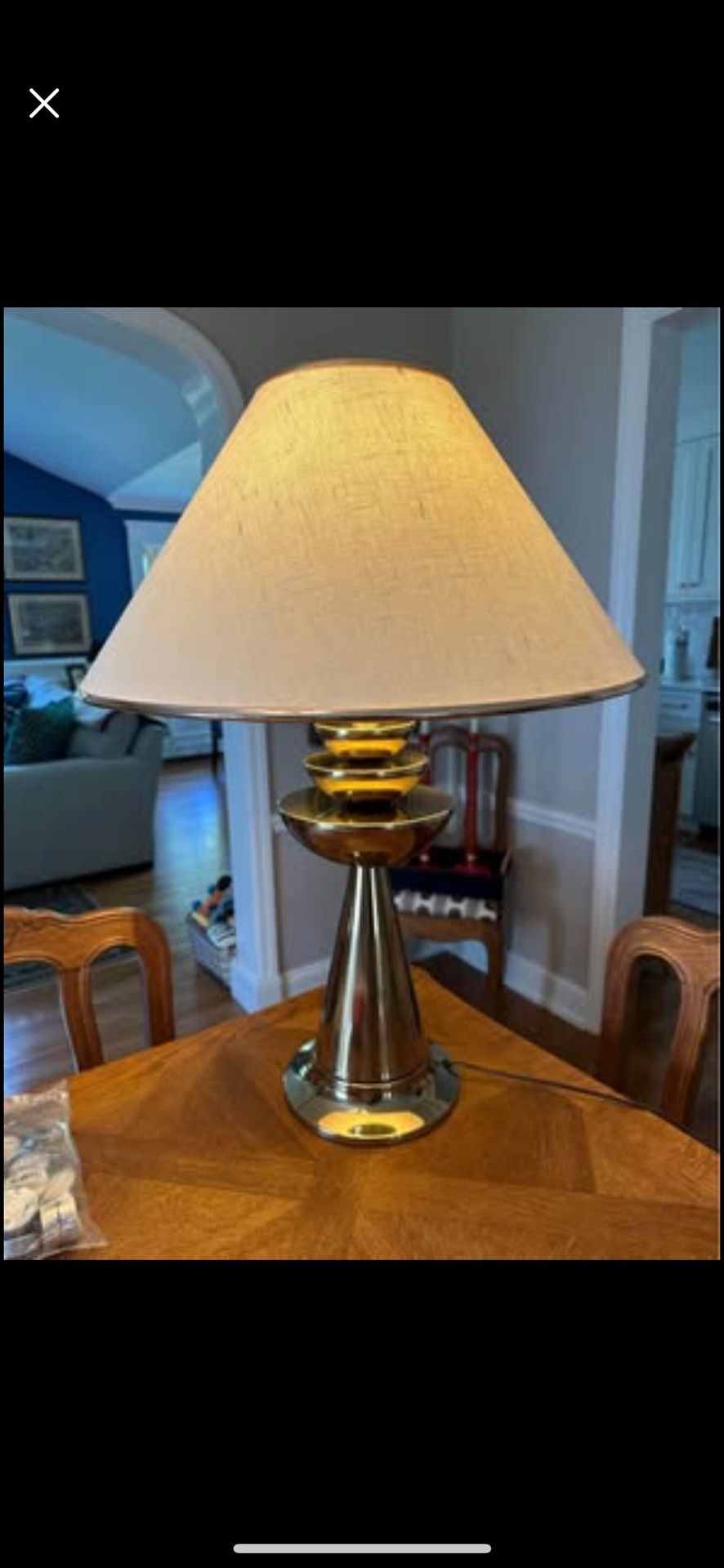 Vintage Gold lamp