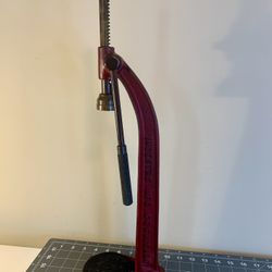 Vintage Indestro Mfg Co Red Cast Iron Soda Beer Bottle Capper Tool Chicago