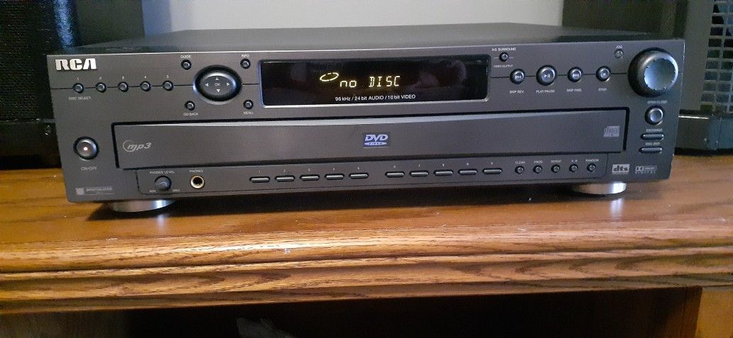 RCA 5 DISK CD/DVD PLAYER