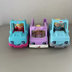 Fisher Price Little People Cars & Drivers (3) 