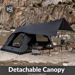 Eclipse Tent 4 Person, Waterproof & Windproof Tent, Two Forms of Camping Tents & Camping Screen Rooms Suitable for Outdoor,Hiking,Camping, Mountaineer