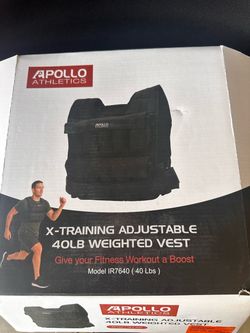 Apollo Athletics 40lb Adjustable Weighted Vest
