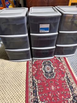 Room Essentials 3-Drawer Storage Cart – Set of 3