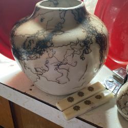 Horse Hair Indian Vases