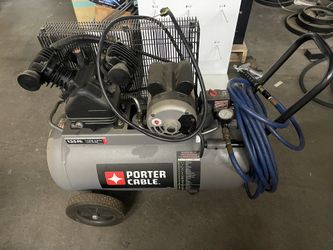 Porter cable 20 gallon air compressor outlet