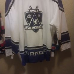 NHL Starter Los Angeles Kings Coat Of Arms Hockey Jersey, Size XL