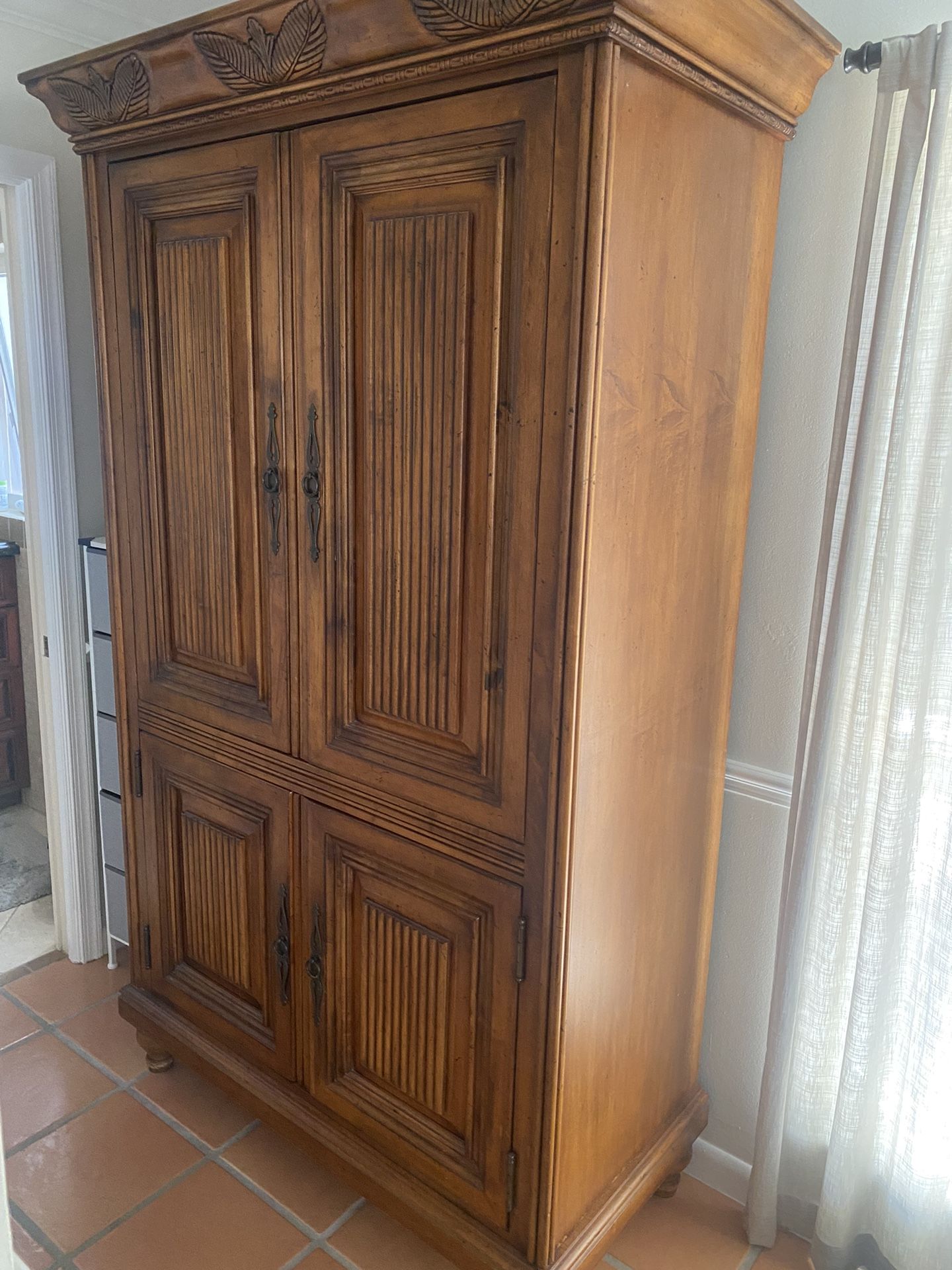 Tommy Bahama Armoire, Mirror And Nightstand
