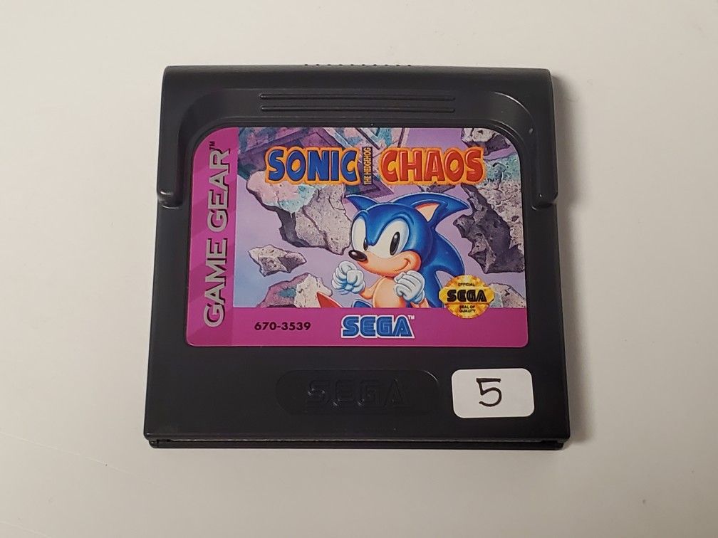 Sega Game Gear Sonic The Hedgehog Chaos