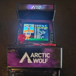 Arctic Wolf Mini Arcade Game Console (Charger not included)