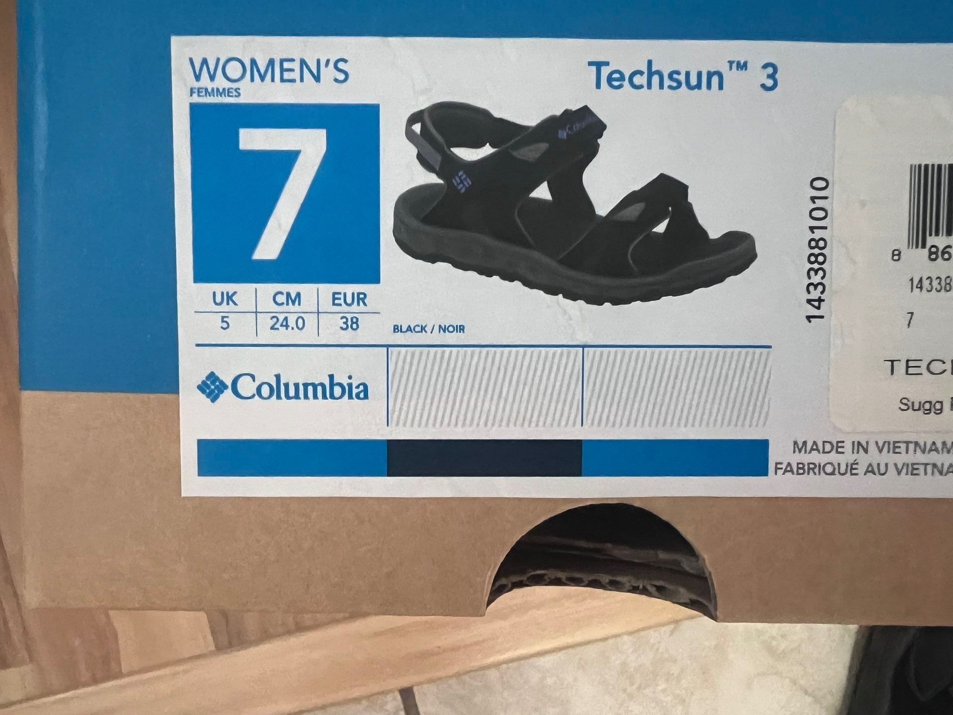 Columbia Techsun 3-Strap Sandal