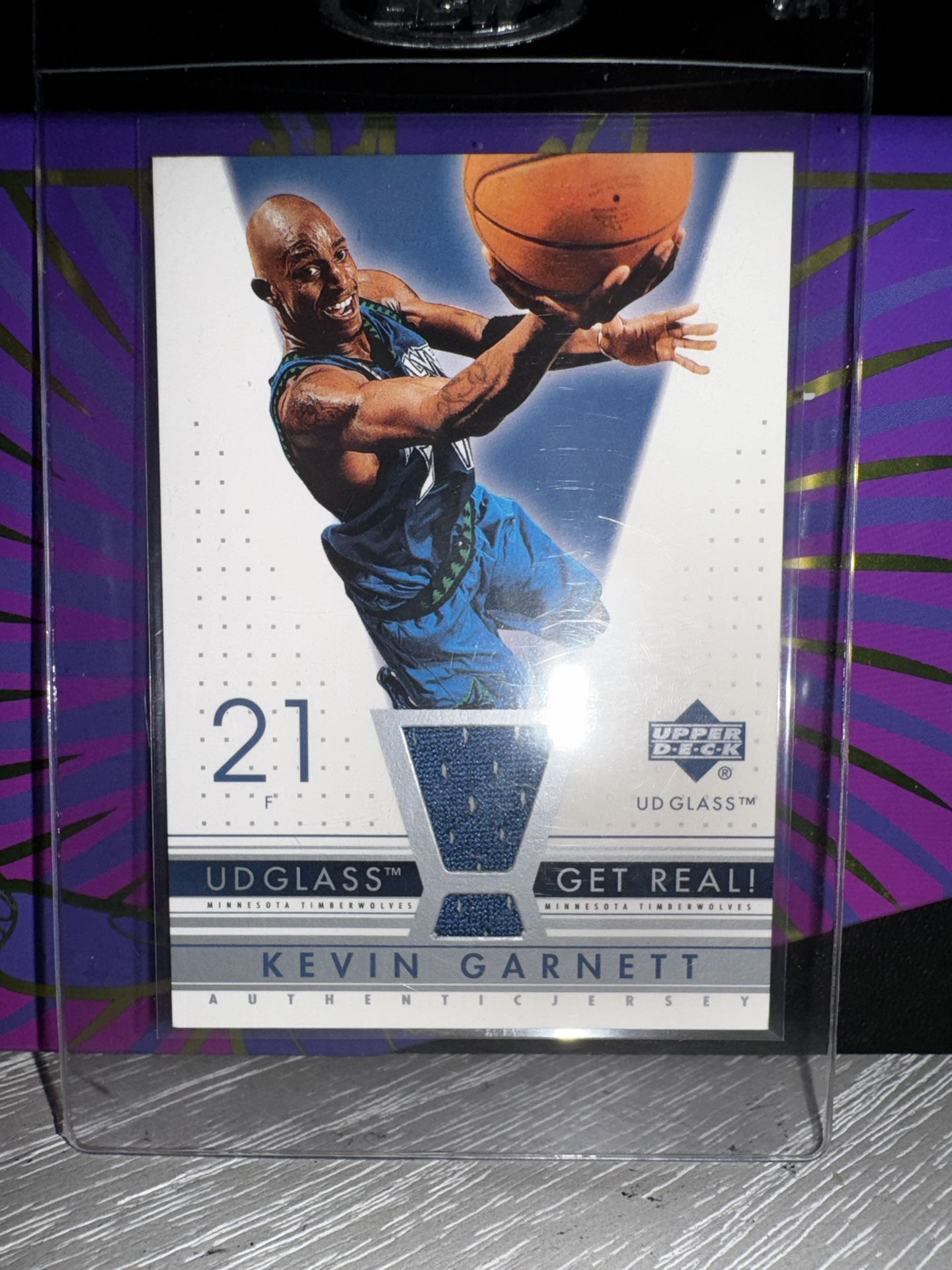 2003 UD Kevin Garnett Patch-worn