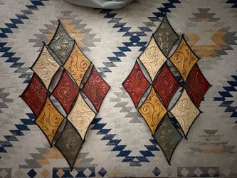 Two pieces of wall art