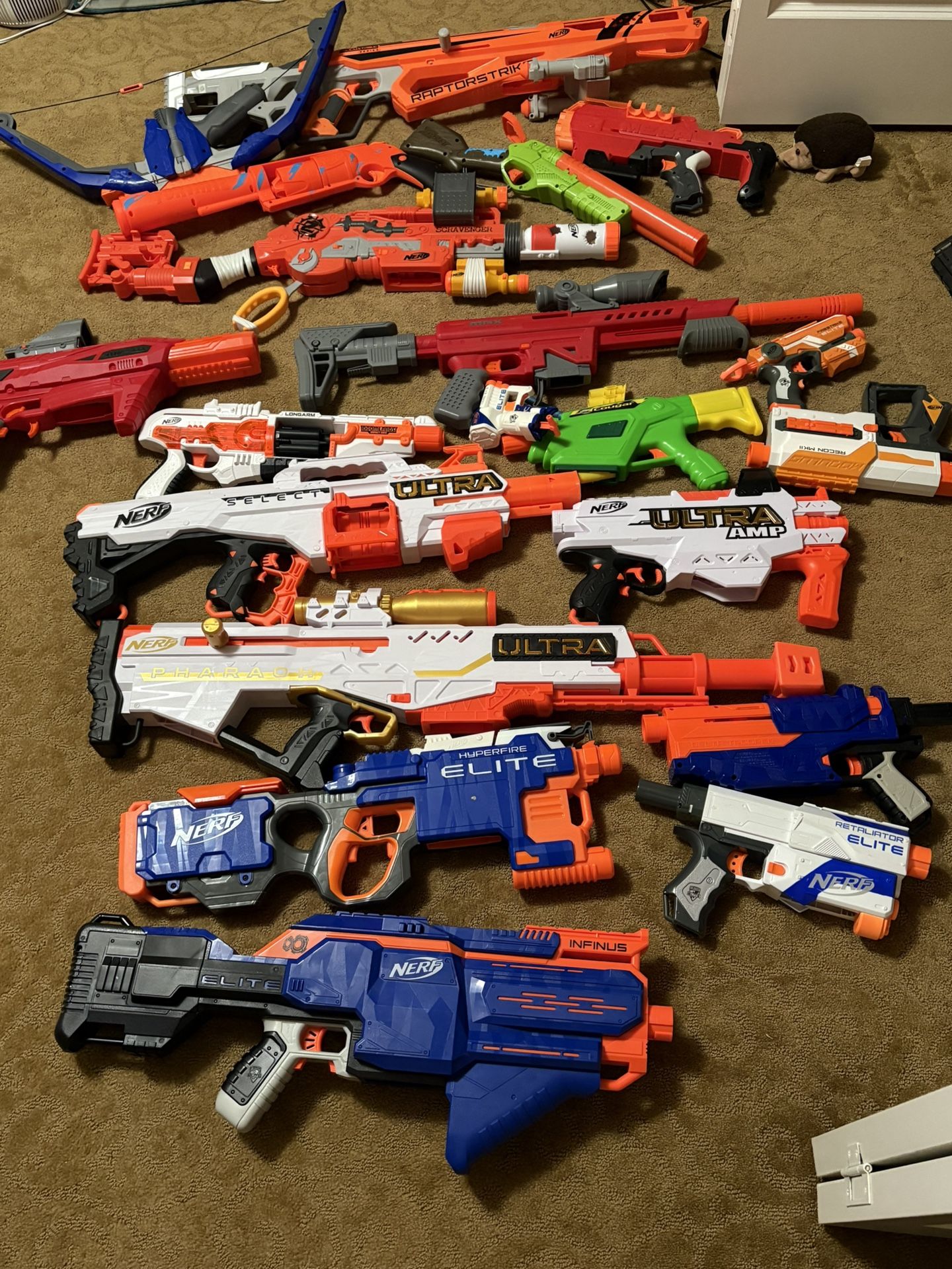 Huge Nerf Lot – Guns, Darts, Attachments Etc