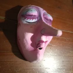 1983 Handmade Mexican Mask 