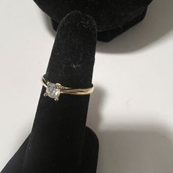 14k Real Gold  Women Ring Size 7