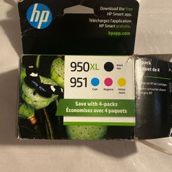 HP Cartuchos de tinta originales 951 cian, magenta, amarillo/950XL negro (paquete de 4) | Works OfficeJet serie 8600 OfficeJet Pro 251dw, 276dw, 8100,