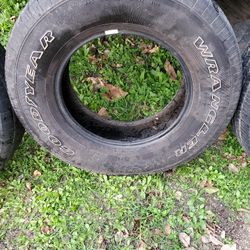 Tires 265 70r17 Goodyear Wrangler Tires (Set Of 3) used
