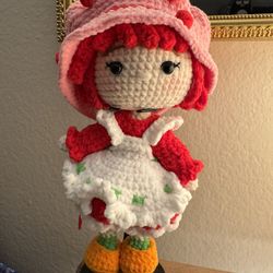 Strawberry Shortcake Crochet Doll