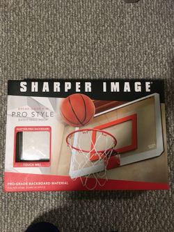 Mini basketball hoop with ball