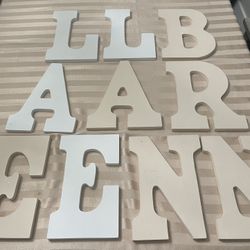 10 Wall Letters. 9” $3 Each Or All For $25